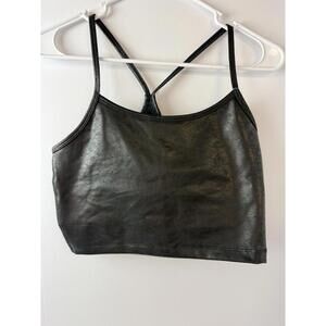 OFFLINE By Aerie The Hugger Crackle Racerback‎ Sports Bra Medium Top